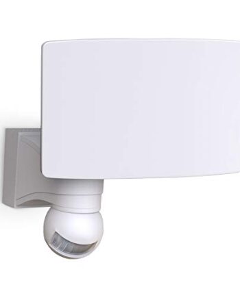 B.K.Licht I LED Wandleuchte aussen I Aussenlampe mit Bewegungsmelder I Außenleuchte I Wandlampe I weiß I inkl. 20W LED I 2300lm I 4000K neutralweiße Lichtfarbe I IP44