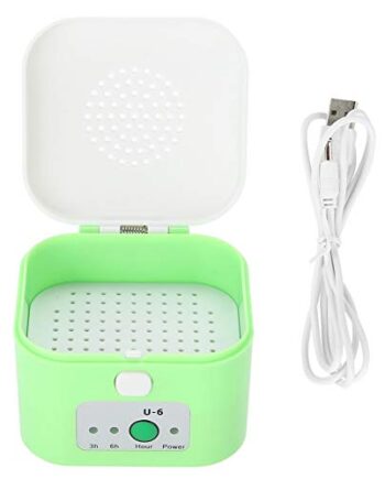 Telituny Suszarka do słuchawek elektryczna USB suszarka do słuchawek osuszacz powietrza odporna na wilgoć obudowa do aparatu słuchowego