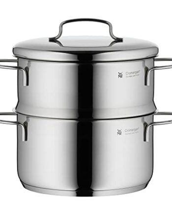 WMF Gemüsedämpfer Ø 16 cm ca. 1,5l Mini stapelbar Cromargan Edelstahl rostfrei poliert induktionsgeeignet spülmaschinengeeignet