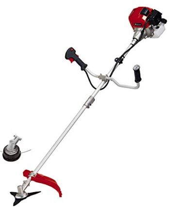Einhell Benzin Sense GC-BC 52 I AS (1,5 kW, vibrationsarmer 2-Takt-Motor, Quick Start, inkl. 3-Zahn-Messer und Doppelfadenspule mit Tippautomatik)