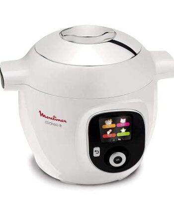 Moulinex Cookeo+ Inteligentny multicooker, 100 zaprogramowanych przepisów, chochla i program wagi w zestawie, 6L, do 6 osób, 6 trybów gotowania, 1600 W, biały YY4407FB