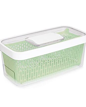 OXO Good Grips Greensaver-Frischhaltebox mit Deckel und Lüftung, groß – 4,7 l