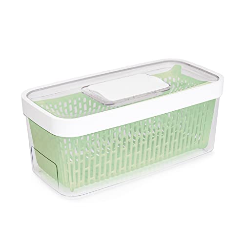 OXO Good Grips Greensaver-Frischhaltebox mit Deckel und Lüftung, groß – 4,7 l