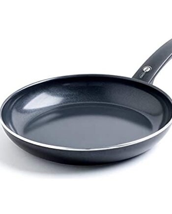 GreenPan Cambridge Bratpfanne mit Antihaftbeschichtung, 24cm, PFAS-frei, Schwarz