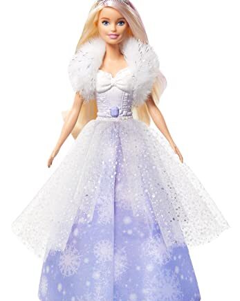 Barbie, Dreamtopia Księżniczka Lodowa Magia W Sukni Z Przemianą GKH26