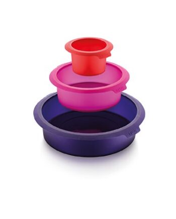 Lékué Silikonformen, rund, 3 Stück