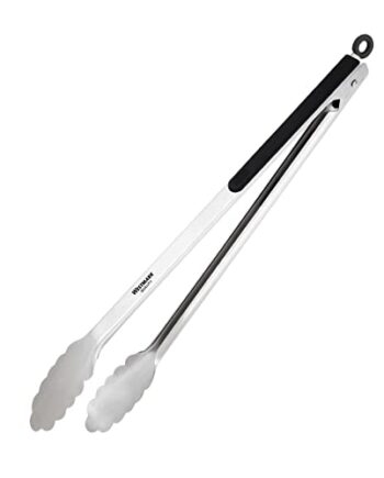 Westmark Grillzange, Rostfreier Edelstahl/Kunststoff, Länge: 37,7 cm, Classic Spezial, Silber/Schwarz, 15162270