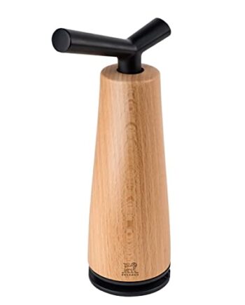 Peugeot Spindelkorkenzieher Vigne 18 cm Natur I Manueller Wein-Korkenzieher aus PEFC-zertifiziertem Buchenholz
