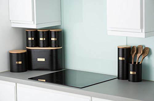 Typhoon OTTO Kollektion, schwarz, 2,6 Liter Keksdose, Stahl, Bambusholz, Silikon - obrazek 2