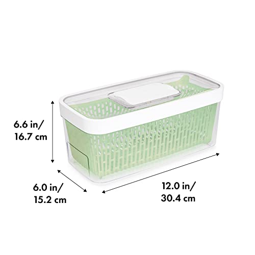 OXO Good Grips Greensaver-Frischhaltebox mit Deckel und Lüftung, groß – 4,7 l - obrazek 7