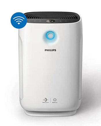 Philips Seria 2000i Oczyszczacz Powietrza - Aplikacja do Sterowania Usuwa Zarazki Pył i Alergeny w Pomieszczeniach do 79m² 5 Prędkości Tryb Snu(AC2889/10)