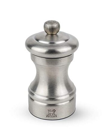 Peugeot 33040 Bistro Chef Salzmühle, Edelstahl, silber, 5 x 5 x 10 cm