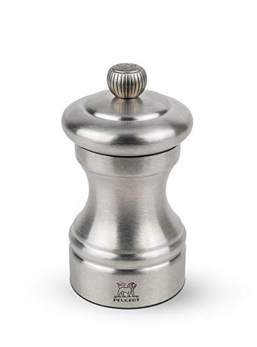 Peugeot 33040 Bistro Chef Salzmühle, Edelstahl, silber, 5 x 5 x 10 cm