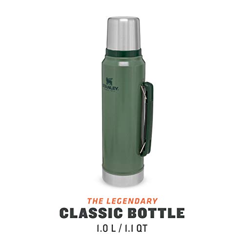 Stanley Classic Legendary Thermosflasche 1L Hammertone Green - Edelstahl Thermoskanne - BPA-frei - Thermos Hält 24 Stunden Heiß - Deckel Fungiert Auch als Trinkbecher - Spülmaschinenfest - obrazek 14