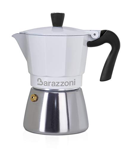 Barazzoni Moka Hybrid-Kaffeemaschine, 3 Tz, induktionsgeeignet, Stahl, 3 Tassen