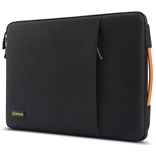 iNeseon 14-calowy futerał ochronny na laptopa wodoodporny pokrowiec na notebooka 14" HP EliteBook Lenovo IdeaPad ThinkPad Acer Chromebook Dell Inspiron 15" Surface Laptop 3 / Book 2 czarny