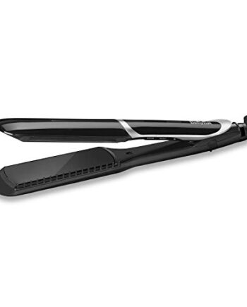 BaByliss Sleek Control Wide Glätteisen mit Ionen-Technologie und extra langen & breiten Platten mit Turmalin-Keramik Beschichtung und Kammaufsatz ST397E