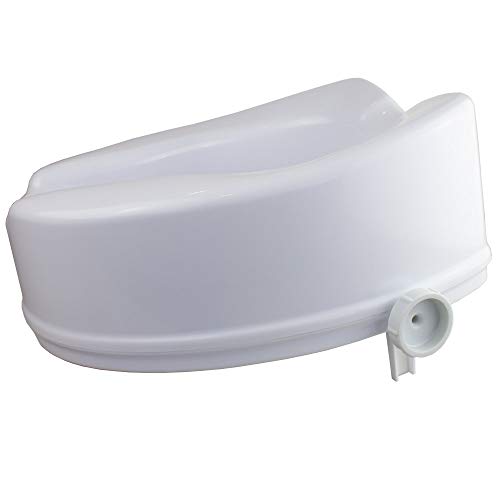 Mobiclinic, Podwyższenie deski sedesowej, Tytanowa, Europejska marka, Podwyższenie deski sedesowej, Nakładka na deskę sedesową dla seniorów, Bardzo stabilna, 14 cm, Biała - obrazek 7