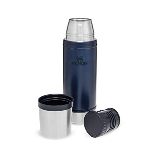 Stanley Classic Legendary Thermosflasche 473 ml Nightfall - Edelstahl Thermoskanne - BPA-frei - Thermos Hält 15 Stunden Heiß oder Kalt - Deckel Fungiert Auch als Trinkbecher - Spülmaschinenfest - obrazek 4