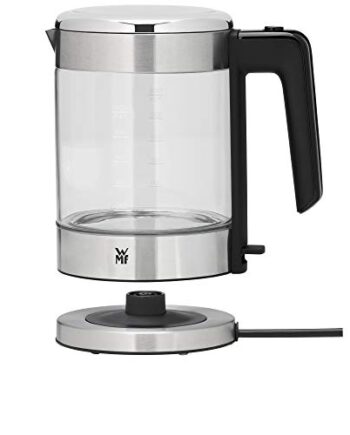 WMF Küchenminis czajnik elektryczny szklany 1 litr, bezprzewodowy czaj
