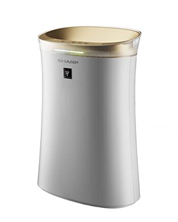 SHARP UA-PG50E-W oczyszczacz powietrza do pomieszczeń o powierzchni do 40 m2 3-stopniowy system filtrowania (filtr wstępny filtr zapachowy filtr HEPA) biały