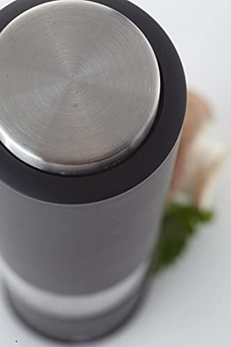 AdHoc EP22 elektrische Pfeffer- oder Salzmühle TROPICA, LED-Licht, Keramik Mahlwerk (ohne Gewürz), Schwarz - obrazek 4