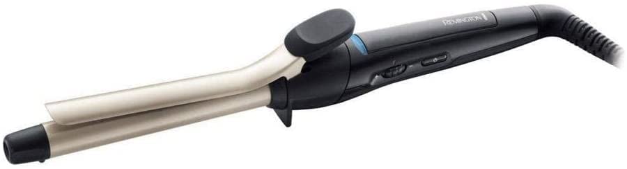 Remington Lockenstab Pro Spiral Curl CI5319, 19 mm für definierte Ringellocken, antistatische Keramik-Turmalin-Beschichtung, schwarz/creme - obrazek 3