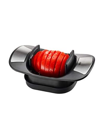 GEFU Tomaten- und Mozzarellaschneider CAPRESE - Scheibenschneider für Tomaten und Mozzarella - mit gezahnten Spezialmessern