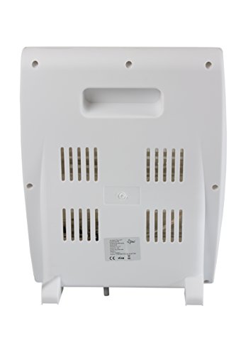 Kwarcowy promiennik SUNTEC Heat Ray 800 desktop | Do pomieszczeń do 19 m2 | Mały promiennik podczerwieni do wnętrz z ochroną przed przewróceniem | Biurkowy | Szybkie ciepło przy przewijaku | 800 W - obrazek 2