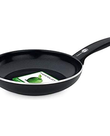 GreenPan Cambridge Bratpfanne mit Antihaftbeschichtung, 20cm, PFAS-frei, Schwarz