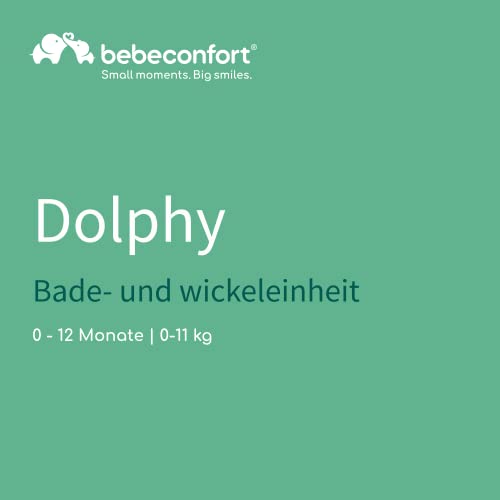 Bebeconfort Dolphy, komoda kąpielowa z przewijakiem, mobilna wanienka z przewijakiem 2 w 1, od narodzin do 12 miesięcy, 0–11 kg, Warm Grey - obrazek 8
