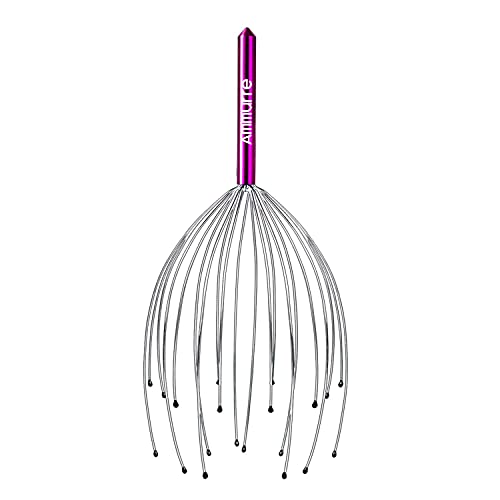 Ammurre- Kopfmassagegerät spinne mit 20 Massagefingern- Kopfhautmassagegeräte, kopfmassagespinne, massagegerät für Tiefenentspannung, Stressabbau - obrazek 3