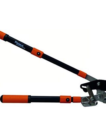 Primus 1100 Anvil Ratchet Lopper Shears – Strongest Pruning Shears The We Rectangular Shaped Telescopic Arm, Black