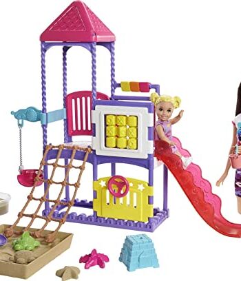 Barbie Skipper Babysitters Zestaw z Lalką, Wielokolorowy, Od 3 lat, GHV89