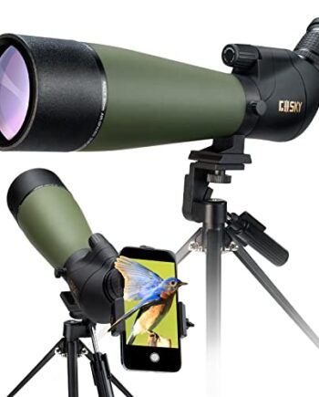 Gosky Udoskonalona luneta 20-60x80 HD ze statywem i torbą transportową