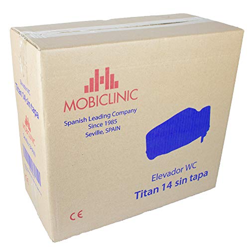 Mobiclinic, Podwyższenie deski sedesowej, Tytanowa, Europejska marka, Podwyższenie deski sedesowej, Nakładka na deskę sedesową dla seniorów, Bardzo stabilna, 14 cm, Biała - obrazek 5