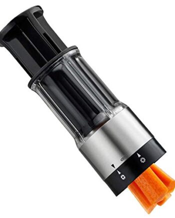 GEFU 13421 Gemüseschneider FLEXICUT - Zerkleinerer für Gemüse und Obst - Schneider aus Edelstahl mit Zentriereinsatz