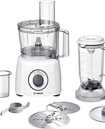 Bosch Hausgeräte MCM3200W MultiTalent 3 Robot Kuchenny, Tworzywo Sztuczne, 800 W, 2,3 L, Biały/Szary