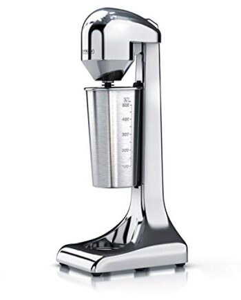 Arendo - Drink Mixer - Eiweiß Shaker - Getränkemixer - elektrischer Standmixer - 500 ml Becher - 22.000 U min - 2 Geschwindigkeitsstufen - Fitness Protein Drinks Smoothies Milchshakes Cocktails