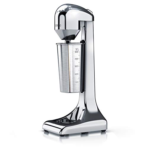 Arendo - Drink Mixer - Eiweiß Shaker - Getränkemixer - elektrischer Standmixer - 500 ml Becher - 22.000 U min - 2 Geschwindigkeitsstufen - Fitness Protein Drinks Smoothies Milchshakes Cocktails