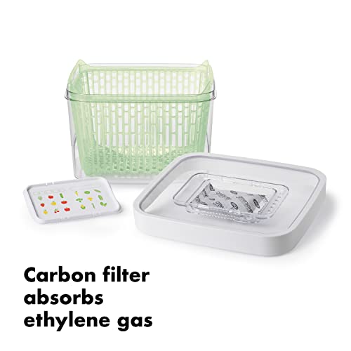 OXO Good Grips Greensaver-Frischhaltebox mit Deckel und Lüftung, groß – 4 l - obrazek 9