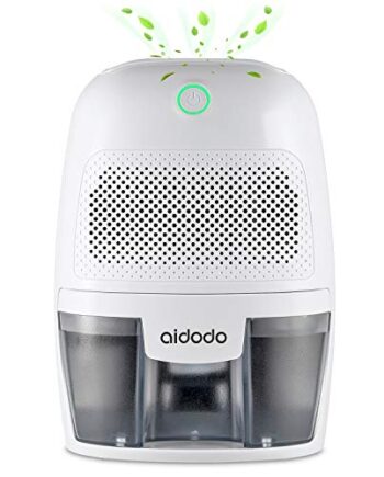 Aidodo osuszacz powietrza  600 ml  mini elektryczny osuszacz  automatyczny  cichy  do usuwania brudu i pleśni w domu  sypialni  piwnicy  szafie  przyczepie kempingowej  biurze