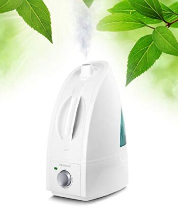 medisana AH 660 Nawilżacz powietrza ultradźwiękowy  oczyszczacz powietrza do pomieszczeń do 30m²  nebulizator do sypialni  pokoju dziennego przeciw suchemu powietrzu  4 5 litra