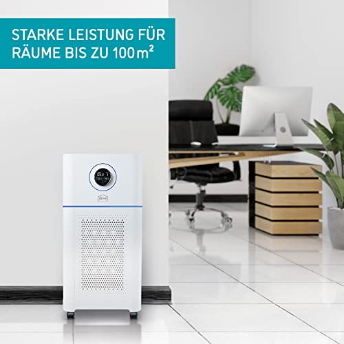 djive PURE 800 profesjonalny oczyszczacz powietrza i nawilżacz powietrza CADR 427 m³/h usuwa 99 995% z filtrem HEPA 14 UV-C filtr z węglem aktywnym i jonizatorem do 100 m² z aplikacją i Alexa bardzo cichy - obrazek 6