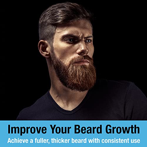 Dermaroller pour la croissance de la barbe et des cheveux de Tilcare – Derma roller stérile en titane de 0,25 mm pour les hommes - Outil à micro-aiguilles pour les follicules dormants - obrazek 6