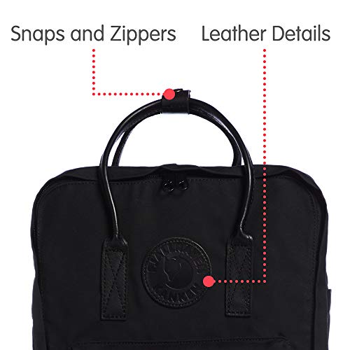 Fjäll Räven Uniseks Kånken No. 2 Plecak, Czarny, 16 l - obrazek 9