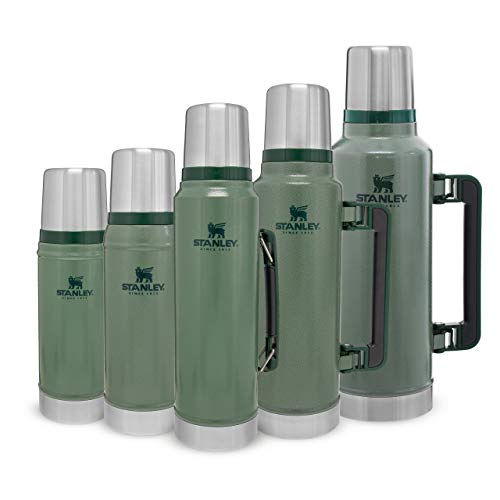 Stanley Classic Legendary Thermosflasche 1L Hammertone Green - Edelstahl Thermoskanne - BPA-frei - Thermos Hält 24 Stunden Heiß - Deckel Fungiert Auch als Trinkbecher - Spülmaschinenfest - obrazek 9