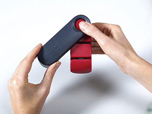 Joseph Joseph Rota - klappbarere Messerschärfer - grau/rot - obrazek 4