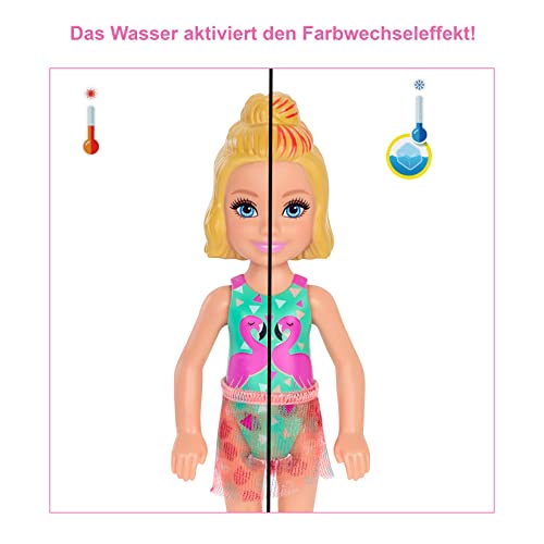 Barbie Color Reveal Lalka Zmieniająca Kolor Chelsea, Wielokolorowy, Od - obrazek 7