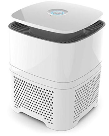 Pro Breeze™ Oczyszczacz powietrza 4 w 1 z filtrem wstępnym  True HEPA  filtr z węglem aktywnym i jonizatorem. Wydajność filtra: 99 97%. Do domu  biura – idealny dla alergików  palaczy  na alergie  kurz